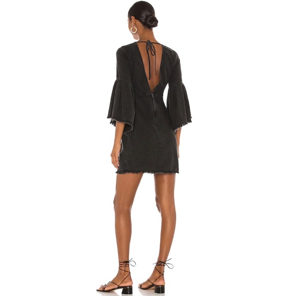 Free People Reckless Life Denim Dress NWT - Picture 4 of 9